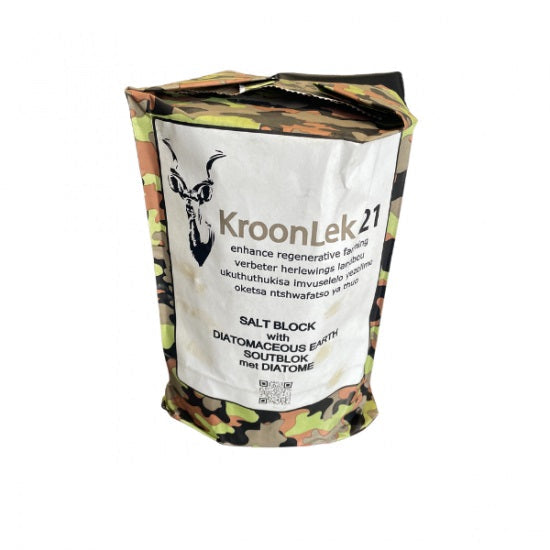 Kroonlek conditioning lick block with diatomatous earth 15kg