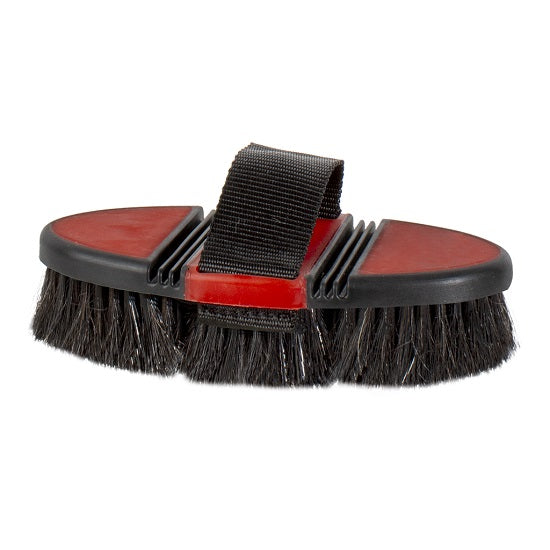 Show time flexi brush - soft natural horse hair bristles