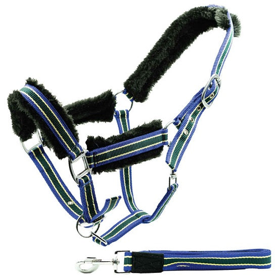 Halter regus faux fur halter set