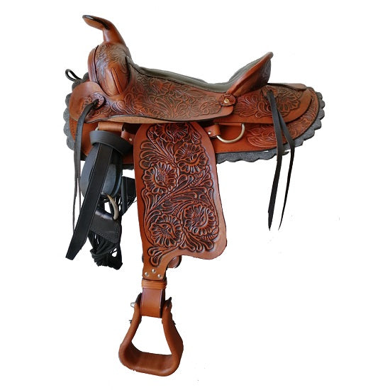 El paso saddle antique