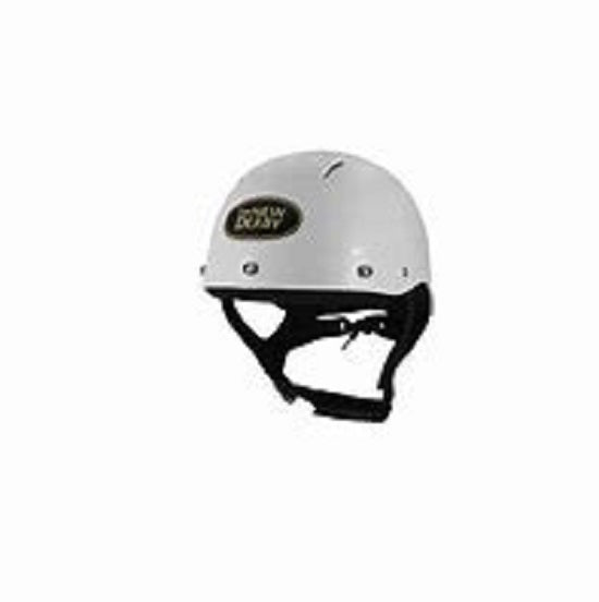Helmet new derby white polo cross used