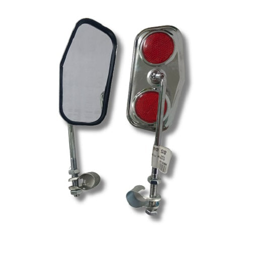 Mirror rectangular chrome twn