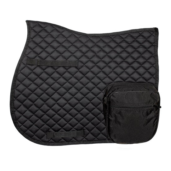 Ridepro gp square numnah with side bag full size