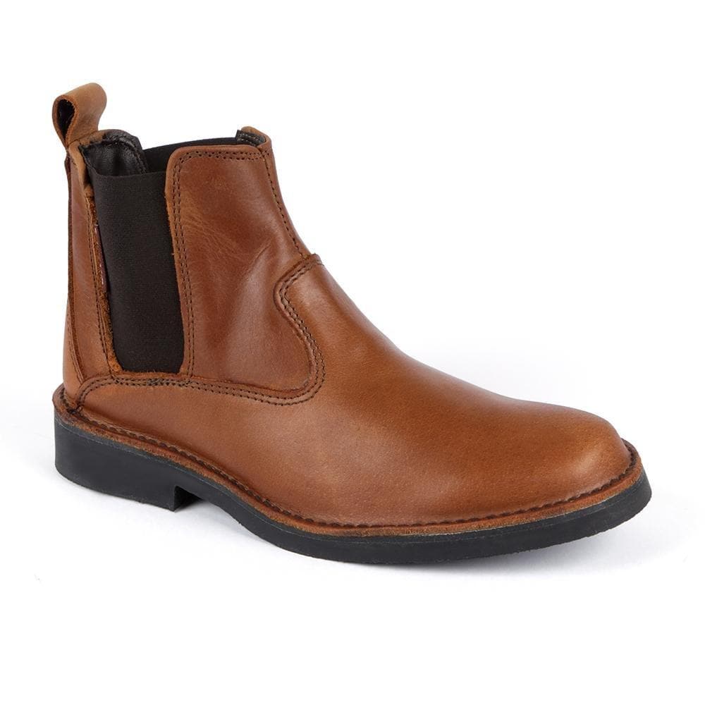 Ruan Mens Premium Leather Veldskoen Boot Brown