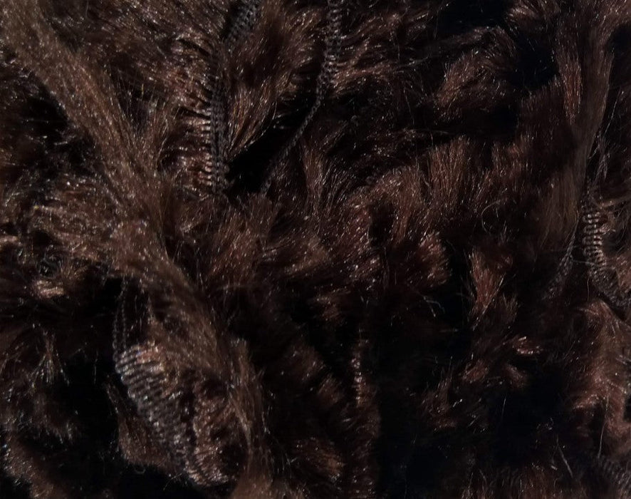 Wool fleur dark brown