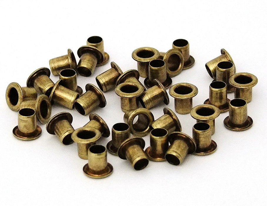 Eyelet 10.5 mm per 100 antique brass