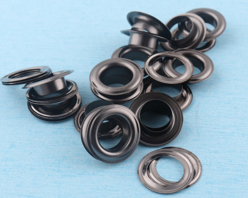 Eyelet 10.5mm gun metal per 100