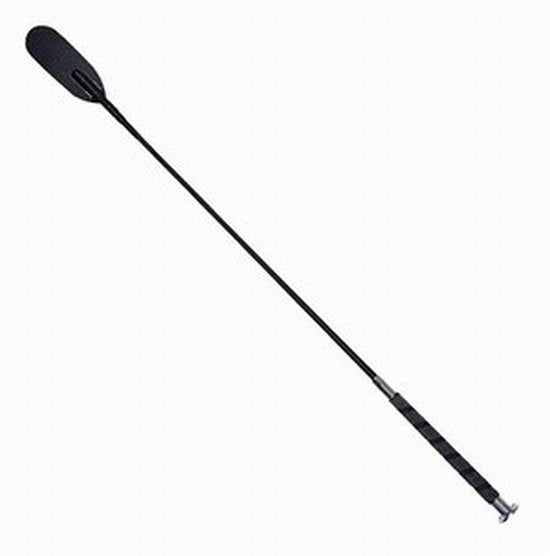 Crop Suregrip handle silver cap and round flap