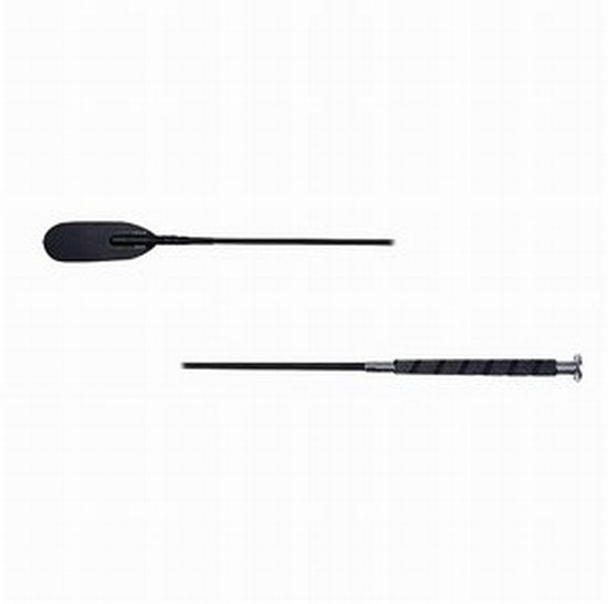 Crop Suregrip handle silver cap and round flap