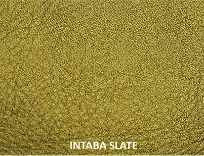 Leather intaba slate upholstery