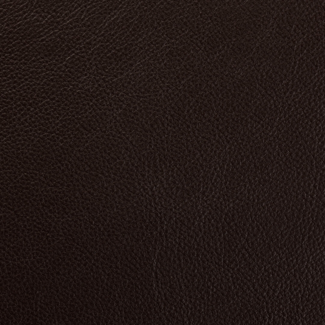 Leather mopane brown per m2 corrected grain