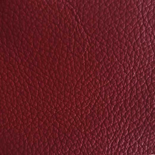 Leather mopane red
