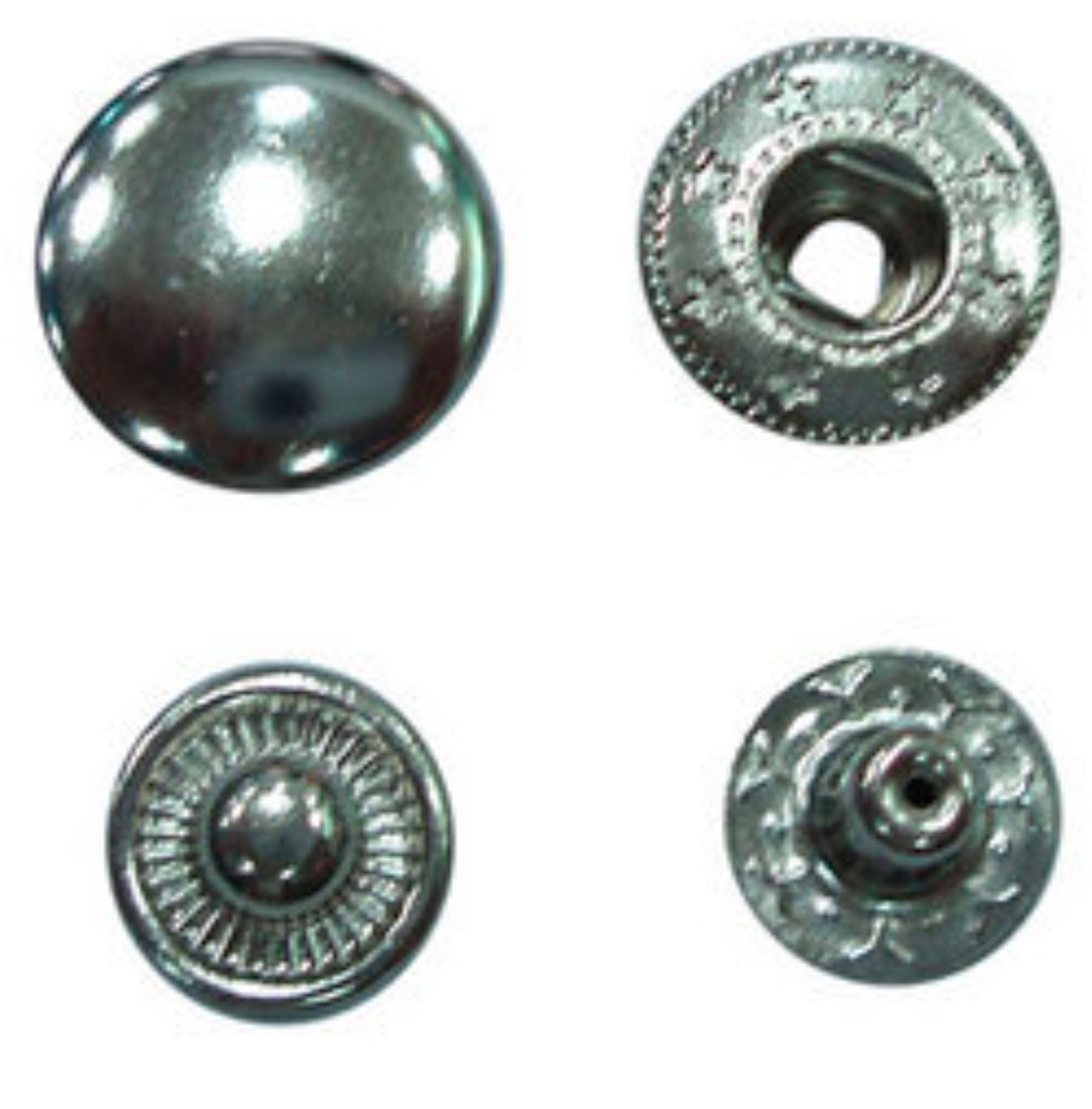 Press stud vt3 m10 silver per 50