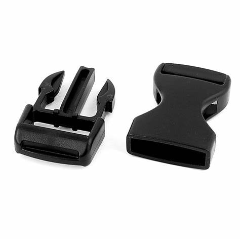 Buckle quick release 20mm black plastic