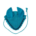 Ear muff  cotton black  with piping lycra ear