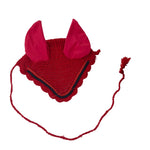 Ear muff  cotton black  with piping lycra ear