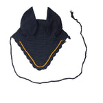 Ear muff  cotton black  with piping lycra ear