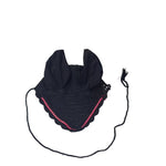Ear muff  cotton black  with piping lycra ear
