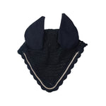 Ear muff  cotton black  with piping lycra ear
