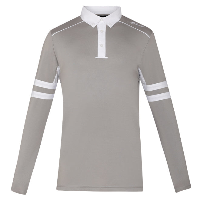 Kwesta Mens Steve Ls Show Shirt &ndash;White with Grey