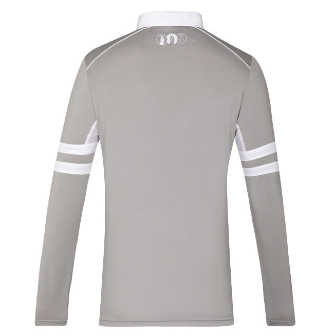 Kwesta Mens Steve Ls Show Shirt &ndash;White with Grey