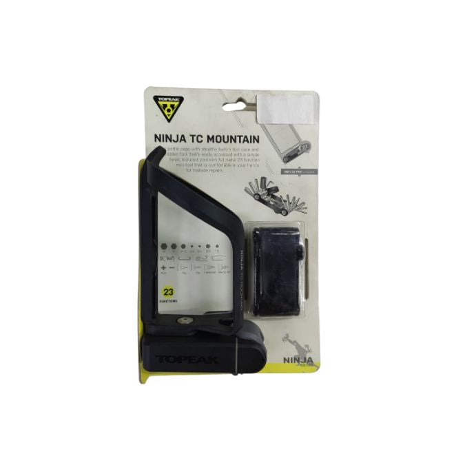 Bottle Cage Ninja TC with Mount Black