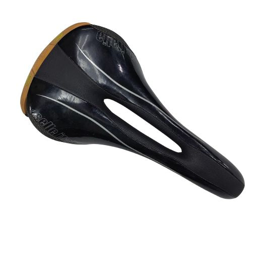 Bike Saddle Kevlar Black and Orange