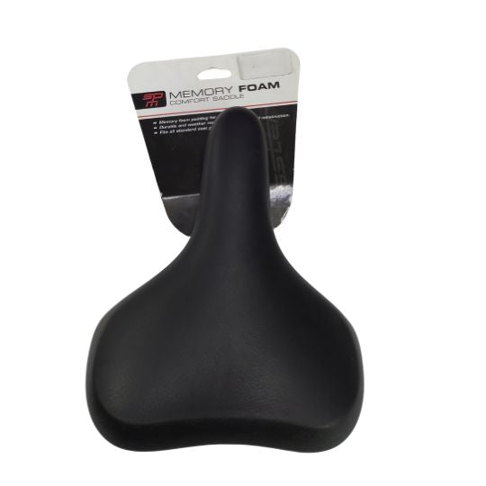 Bike Saddle Memory Foam Black
