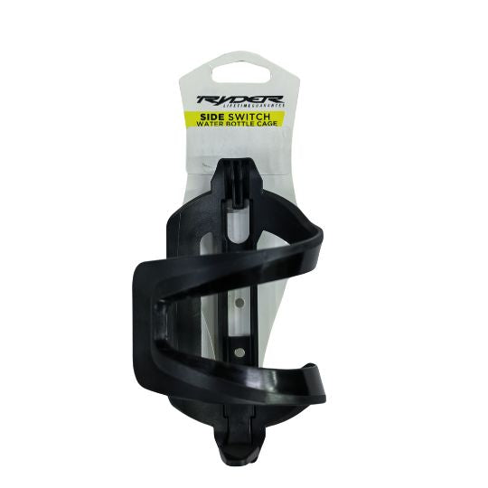 Bottle Cage Plastic Side Switch Black