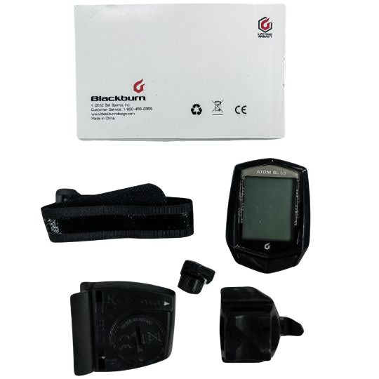 Bike Computer ATOM Advanced Cyclometer Black