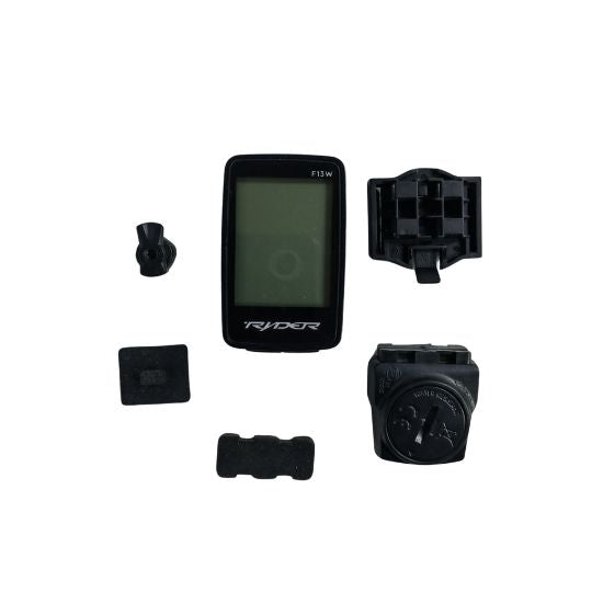 RYDER Big Digit Bike Computer - Black