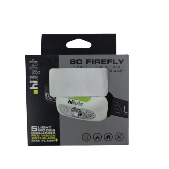 Lights Headlamp 80 Firefly USB Rechargeable White