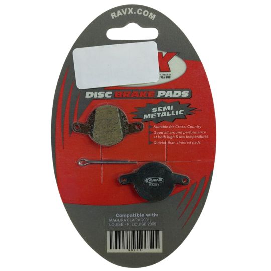 Disc Brake Pads Round Black