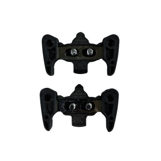 Pedal Cleats with Cleat Set Black and Silver