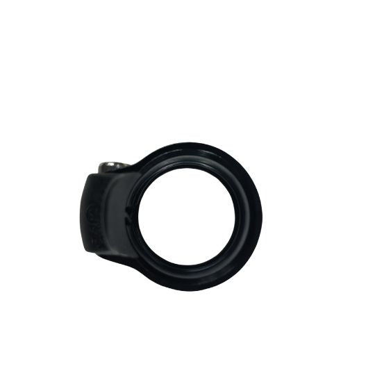 Seat Post Clamp with Rubber Cover 34.9mm Black