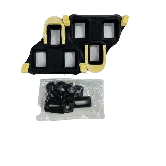 Pedal Cleats Black and Yellow