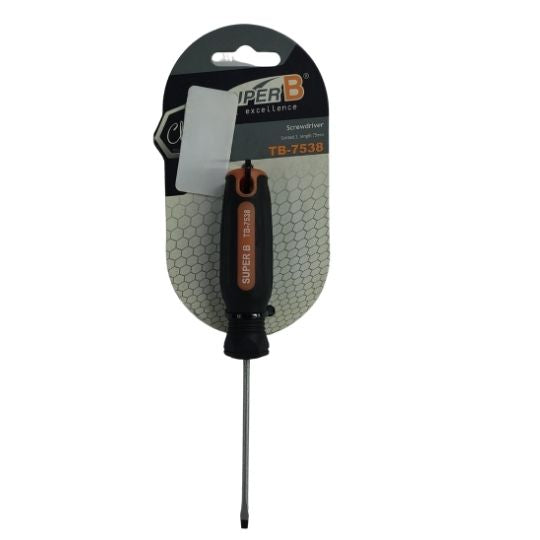 Screwdriver 75mm Black and Orange