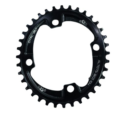 Chain Ring 36T Oval Black