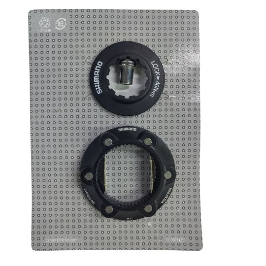 Lock Center Disc Brake Adapter for 6 Bolt Black