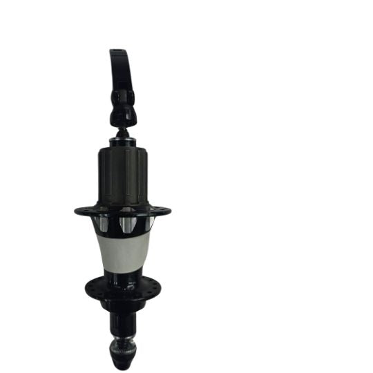 Rear Hub 32H with Skewer Black and Grey