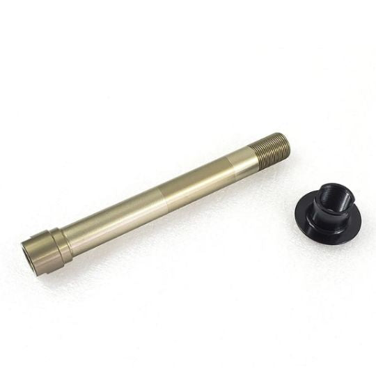 Thru Axle Front Hub with Cone Silver and Black