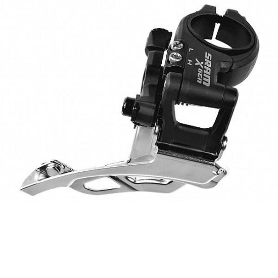 Front Derailleur 3x9 Silver and Black