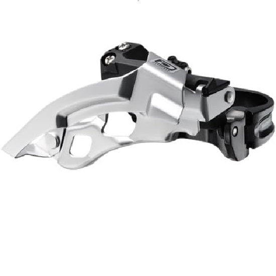 Front Derailleur Deore Dyna-Sys Black and Silver