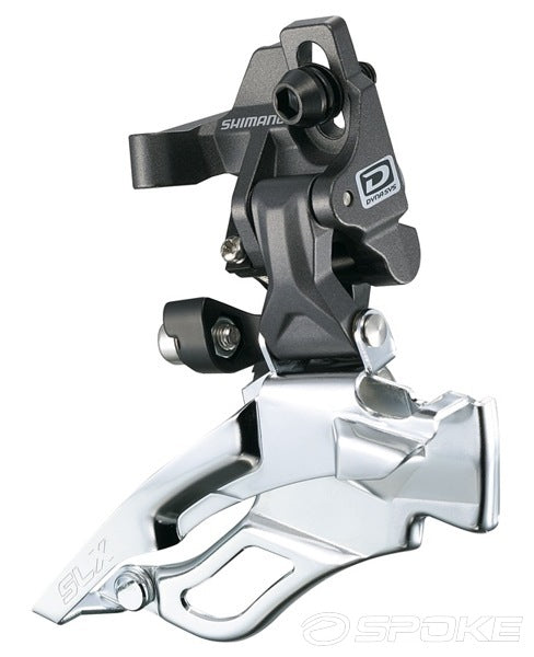 Front Derailleur SLX Black and Silver