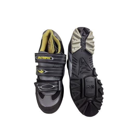 Shoes Cycling Tornado UK6 Black, Silver and Yellow