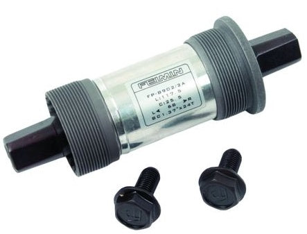 Bottom Bracket Cartridge 68x115mm Black and Silver