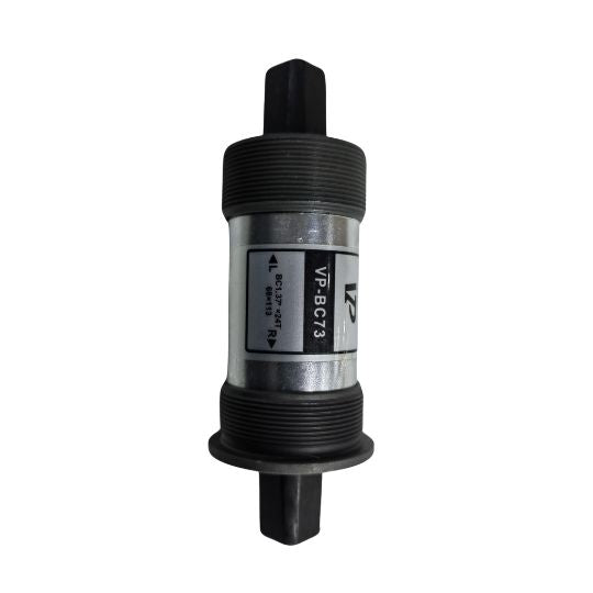 Bottom Bracket Set Cassette Black and Silver