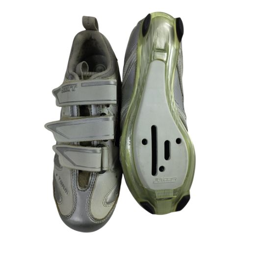 Shoes Cycling Euro 36 Silver and Orange