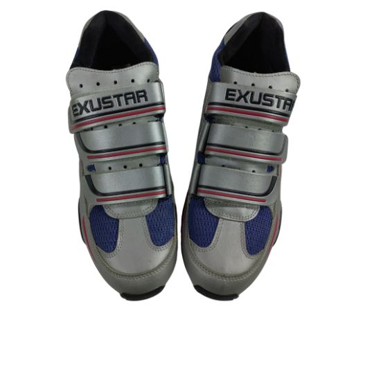Shoes Cycling Euro 39 Silver and Blue