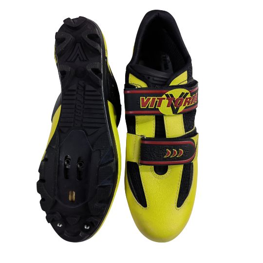 Shoes Cycling Euro 42 Yellow, Red and Black